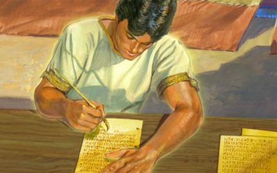 How old was Nephi at the start of the Book of Mormon?