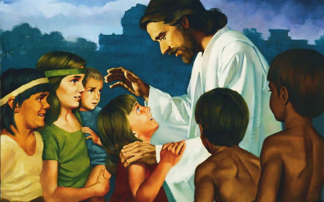 Painting of Jesus Christ with Children | How Long was the Savior with the Nephites in America? | Ask Gramps | How Long Was Jesus in America? | Christ in the Americas