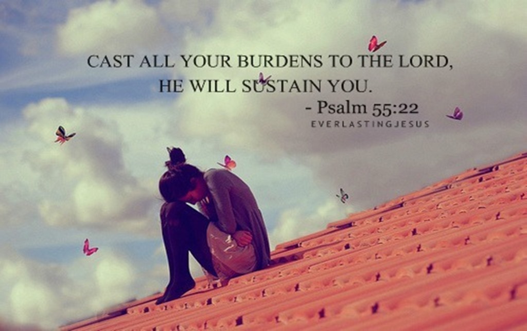 How does one “give their burdens to the Lord”?