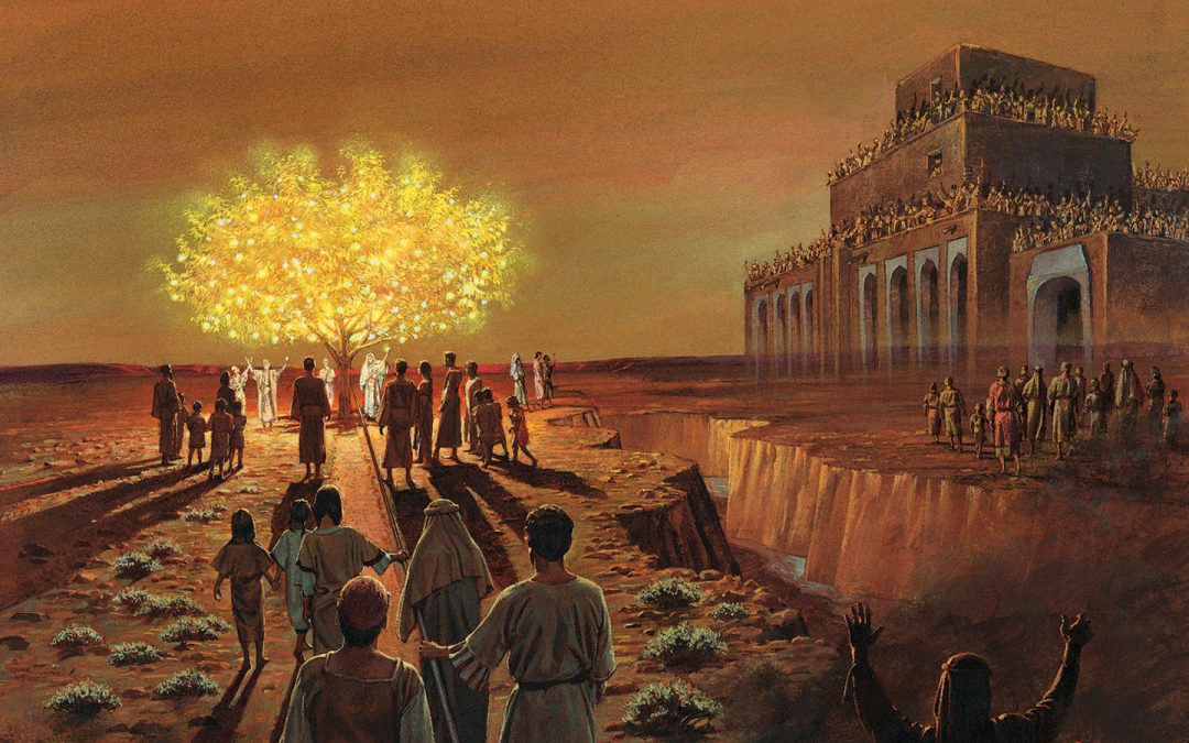 In Lehi’s dream, who is he talking to?