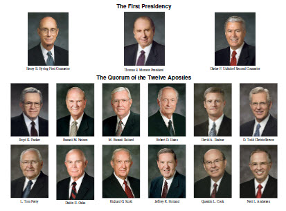 How is a new president of the Mormon Church called to be the president?