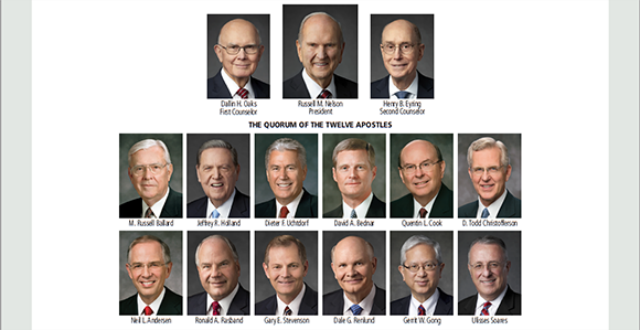 Are apostles and prophets words considered modern scriptures?