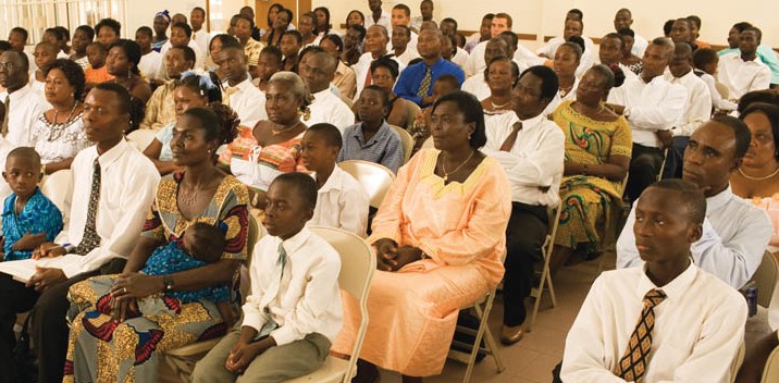 What day do Mormons hold church meetings?