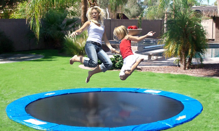 Why do so many Mormons have trampolines?