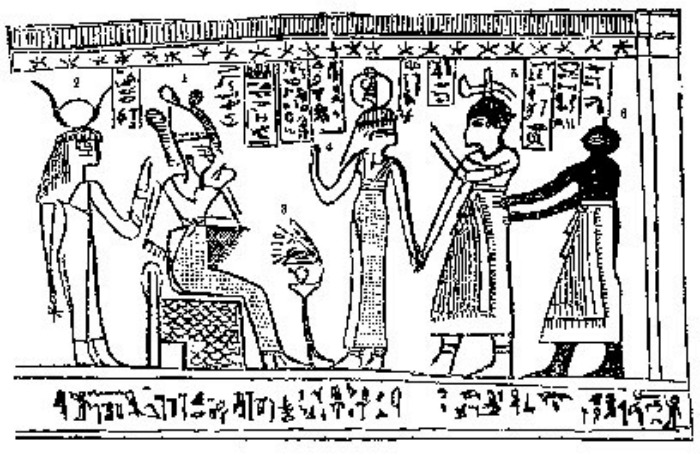 How did the lineage of Cain come through the flood?