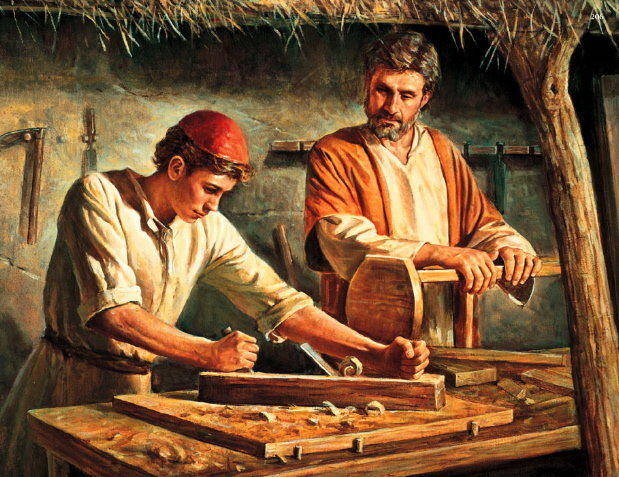 Depiction of Jesus Working with Wood | Did People Think of Jesus as a Carpenter? | Was Jesus a Carpenter, or Was it Misinterpreted?