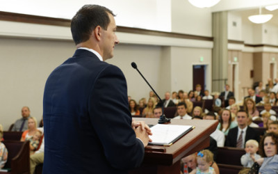 Is not speaking in Sacrament Meeting a breach of gospel life?