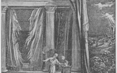 Why was the temple veil torn in two after Christ’s crucifixion?