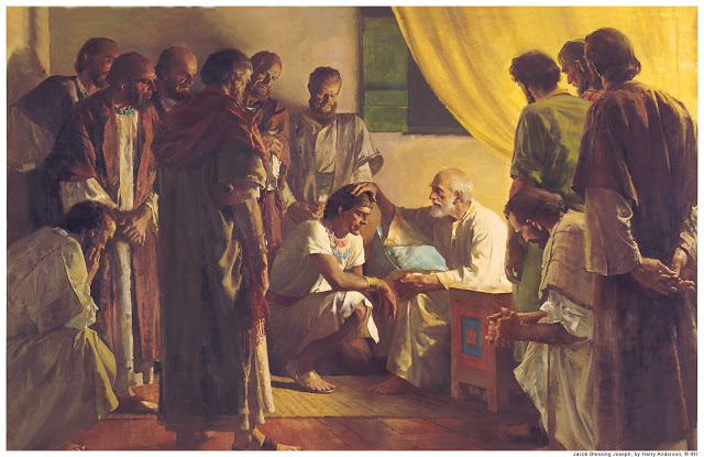 Jacob Blessing His Sons - Harry Andersen | Public Square Magazine | The 12 Tribes of Israel LDS Responsibilities