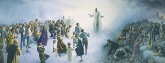 Could you explain how the Law of Restitution applies in the resurrection?