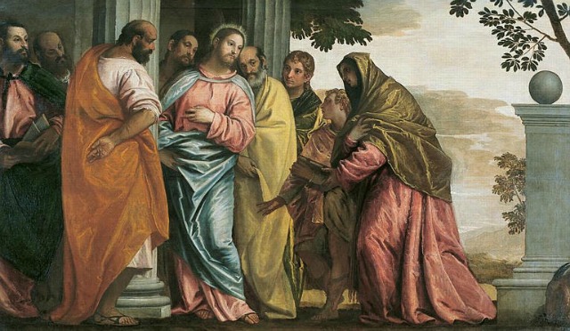 Christ Meeting Sons And Mother Of Zebedee by Paolo Veronese | Was Salome Recognized as Mary's Sister in the Bible