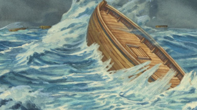 Sketch of Jaredite Barges at Sea | How Long Were the Jaredites at Sea? | Distance Traveled by Jaredites | Book of Mormon