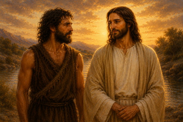 How are Jesus and John related?