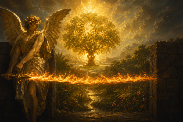 Why a flaming sword and cherubim to guard the Tree of Life?