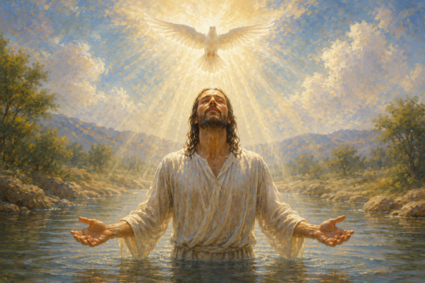 When did Jesus Christ receive the gift of the Holy Ghost?