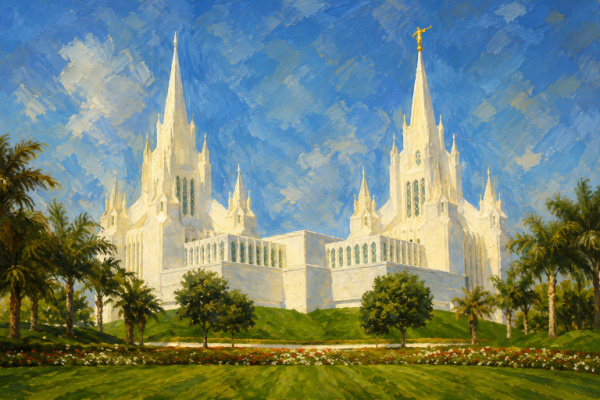 Why does the Mormon Church spend so much money on temples?