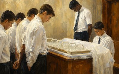 Who actually blesses the Sacrament?