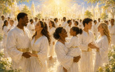 Will black people become white when they reach heaven?
