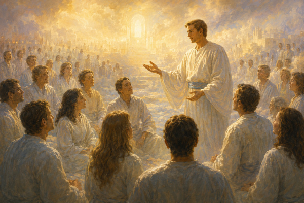 What resurrection for one who accepts baptism after death and ordinances done?
