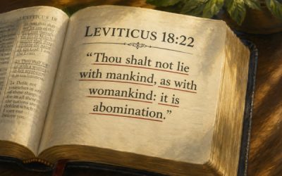 Does Leviticus 18:22 pertain to homosexuality?
