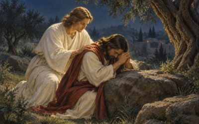 Who was the angel that strengthened Jesus in Gethsemane?