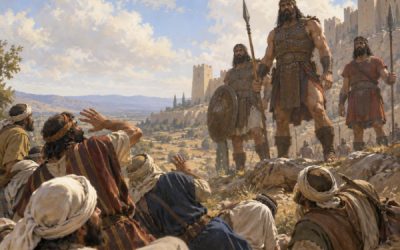 How did giants appear again after Noah’s flood?